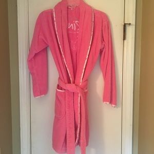 Victoria’s Secret Pink Terry Cloth Robe Size XS
